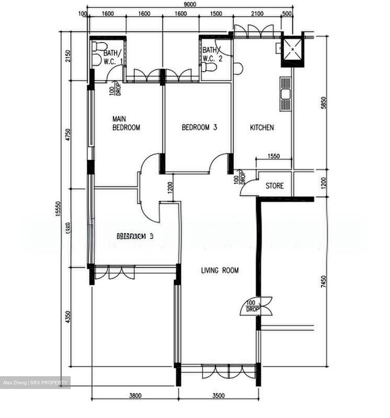 Blk 104 Woodlands Street 13 (Woodlands), HDB 4 Rooms #604445191